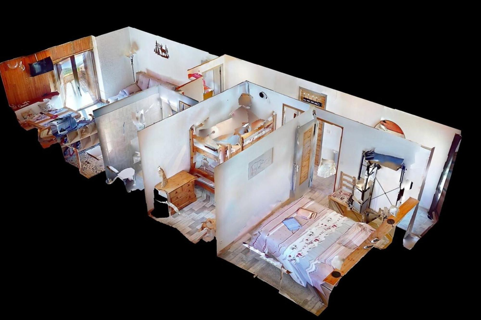 Casa-La Lobio Foot Of The Slopes Breathtaking Views 4P Appartement Saint-Vérand Buitenkant foto